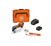 Fein ABLS 18 1.6 E AS 71300664000 Cordless Tin Shears Set 2 x 5 Ah (for Cutting/Trimming Thin Sheet Metal, Electronic, Curved Metal Scissors)