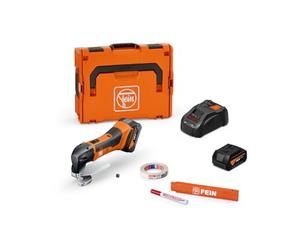 Fein ABLS 18 1.6 E AS 71300664000 Cordless Tin Shears Set 2 x 5 Ah (for Cutting/Trimming Thin Sheet Metal, Electronic, Curved Metal Scissors)