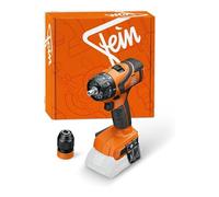 Fein ABS 18 Q AS Cordless Drill (Full Metal Drill Chuck (120 Nm), 2-Speed Full Metal Gear, Mechanical Torque Adjustment, Integrated Bit and Belt Holder, Compatible with Bosch Batteries)