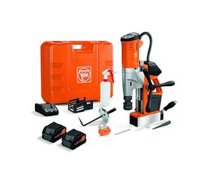 FEIN AKBU 35 PMQW 18 V AS Set 2X 8 Ah Cordless Universal Magnetic Core Drill up to 35 mm (Core Drilling Machine, Drill) No. 71700464000