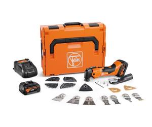 FEIN AMM 500 Plus Top Multitool 18V, 2.0Ah Battery, StarlockPlus, Accessory Kit, in L-Boxx Case