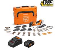 Fein AMM 700 Max AS 18v BL MultiTool With 1 x 5Ah Battery, Charger, Acc. & Case