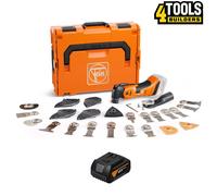 Fein AMM 700 Max AS 18v Brushless MultiTool With 1 x 5.0Ah Battery, Acc. & Case