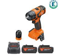 Fein ASB 18 Q AS Brushless 2 Speed Combi Drill With 2 x 5Ah Batteries & Charger