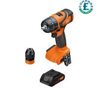 Fein ASB 18 Q AS Cordless Brushless 2 Speed Combi Drill With 1 x 4.0Ah Battery