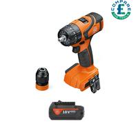 Fein ASB 18 Q AS Cordless Brushless 2 Speed Combi Drill With 1 x 5.0Ah Battery