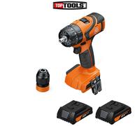 Fein ASB 18 Q AS Cordless Brushless 2 Speed Combi Drill With 2 x 2.0Ah Batteries