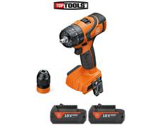 Fein ASB 18 Q AS Cordless Brushless 2 Speed Combi Drill With 2 x 5.0Ah Batteries