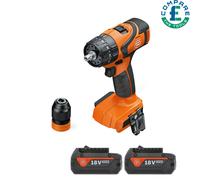 Fein ASB 18 Q AS Cordless Brushless 2 Speed Combi Drill With 2 x 5.0Ah Batteries