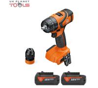 Fein ASB 18 Q AS Cordless Brushless 2 Speed Combi Drill With 2 x 5.0Ah Batteries