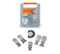 FEIN Best of Starlock Metal, 6 Cutting Blades Specific for The Processing of Hardened and Non-Hardened Metals, Starlock Fitting.