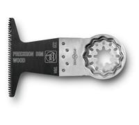 FEIN BIM E-Cut Precision Cutting Blade, Pack of 1 pcs., Width 65 mm, Length 50 mm, Starlock Attachment, Bimetal Saw Blade with Japanese Teeth in Two Rows