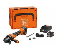 Fein CCG 18-115-12 PD-SEC AS Protago 18v Cordless Angle Grinder 115mm 2 x 8ah Li-ion ProCore Charger Case