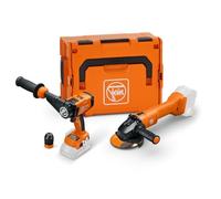 FEIN Cordless Benefits Combo Drill ASCM 18-4 QM AS and 1 CCG Angle Grinder 18-125-12 AS Compatible with Bosch Professional 18V Batteries Since 2008 and AMPShare.Nylon Bag