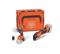 FEIN Cordless Benefits Combo MULTIMASTER AMM 500 and ASCM 18 QSW AS Cordless Drill Driver Compatible with Bosch Professional 18V Batteries Since 2008 and AMPShare.Nylon Bag