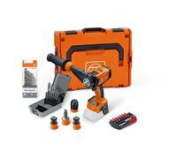 FEIN ASCM 18-4 QM AS Metal Advanced Top Set Battery Drill Driver with Accessory Set, 4 Speeds, Brushless Motor and QuickIN Interface, Without Battery and Charger