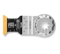 FEIN E-Cut Carbide Pro Deep-Cutting Blade, 10 pcs., Width 32 mm, Length 40 mm, Starlock Attachment, Carbide Saw Blade with Extremely Wear-Resistant TiN Coating