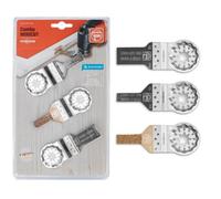 Fein E-Cut Saw Blade 3Pc Multi Tool Mini Combo 35222967090 Set Starlock Carbide