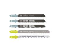 Fein Jigsaw Blade Starter Set - 5 Pieces Saw Blades for Jigsaw F-Iron Jig 26 AS Jigsaw Blades for Metal and Wood 63503188010