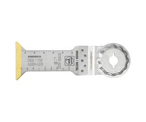 FEIN LongLife E-Cut Bimetal Long Life Deep Cut Blade, Pack of 1, Width 42 mm, Length 78 mm, StarlockMax Attachment, Titanium Coated Bi-Metal Blade