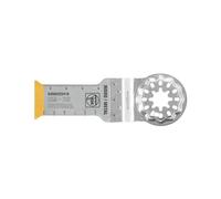 FEIN LongLife E-Cut Bimetal Long Life Deep Cut Blade Pack of 1 x Width 28 mm Length 55 mm Starlock Attachment Titanium Coated Bi-Metal Blade
