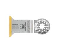 FEIN LongLife E-Cut Bimetal Long Life Deep Cut Blade Pack of 1 x Width 50 mm Length 50 mm Starlock Attachment Titanium Coated Bi-Metal Blade
