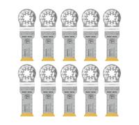 FEIN LongLife E-Cut Bimetal Long Life Deep Cut Blade, Pack of 10, Width 28 mm, Length 55 mm, Starlock Attachment, Titanium Coated Bi-Metal Blade.