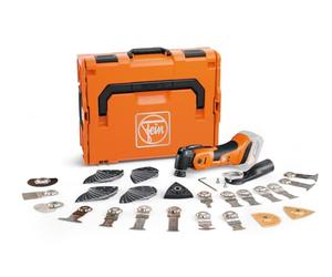 FEIN Oscillating Multi Tool AMPShare MultiMaster AMM 700 Max Top AS 18V Cordless Brushless Multitool with 60pcs Accessories in Carry Case Powerful Tool for Professionals & Homeowners 71293663000