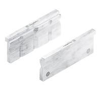 FEIN Pair of Aluminium Protection Jaws (P) Prisma 150mm FEIN VersaMAG L, Prismatic Profile Jaws - Ideal for Delicate Materials Such as Stainless Steel, Aluminium or Plastic.