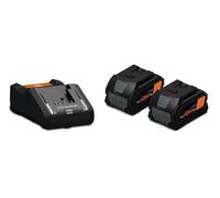 FEIN ProCORE Battery Starter Set 18 V 8.0 Ah AS- 2 ProCORE Li-ion Batteries with High Power Cells with Charger GAL 18V-160 For All Battery Packs with AMPShare or Bosch Professional 18 V Battery