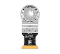 Fein Starlock E-Cut Carbide Pro Saw Blade, 1-1/4" Width, 1-5/8" Length | Precision Cutting for Hard Metals, Tempered Screws and Abrasive Materials, TiN Coated, 63502236260
