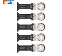 Fein Starlock Max E-Cut BIM Long Life Saw Blade SLM 78x42mm Pack of x5 635022...