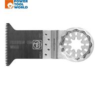 FEIN BIM E-Cut Precision Cutting Blade, Pack 1 pc., Width 50 mm, Length 50 mm, Starlock Attachment, Bimetal Saw Blade with Japanese Teeth in Two Rows