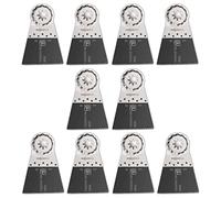 Fein StarLock Plus E-Cut Precision BIM Oscillating Saw Blade - Extra Wide 2-1/2" Width for All Wood, Drywall, Soft Plastics - Fits Most Multitools - 10-Pack - 63502208290
