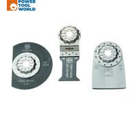 FEIN Best of Starlock Renovation| Set of 3 Accessories for Floor Renewal, Suitable for All FEIN Multi-Function Tools Starlock Attachment, 100% Quality