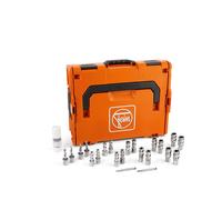 Fein 33901680430 User Set with HSS Core Drills KBC 36 Magforce Truck Frame Set (Accessories for Core Drills with L-Boxx, HSS Drill, Includes Twist Drill, Centring Pins)