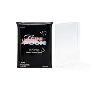 FEINIPOOK Kpop Photocard Sleeves 56 * 87mm Photo Card Holder Thickened 0.2mm PC Sleeves PP Material High-Definition and Smooth (56 * 87mm（120pcs/bag）)
