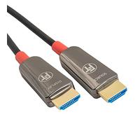 FeinTech 8K HDMI Fibre Optic Cable 5 m, 4K 120Hz, 1440p 144Hz for HDMI 2.1 Gaming, HDMI Cable PS5 Xbox PC TV, 48 Gbps, Supports eARC, CEC, VRR, HDR, Dolby Atmos, 3D, VMI90050