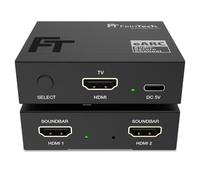 FeinTech AX421 HDMI eARC Switch 1 TV x 2 Soundbar - Use 2 Sound Devices on One TV