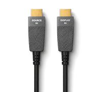 FeinTech ProAqtive HDMI Fibre Optic Cable 5 m Hybrid Cable AOC Fibre 8K 60Hz 4K 240Hz 48Gbps eARC CEC, Compatible with TV, PC, Xbox, PS5