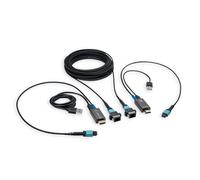 FeinTech ProFibre HDMI Pure Fibre Cable Armoured MPO 48Gbps 30 m | supports 8K 60Hz / 4K 120Hz, eARC, CEC, detachable plugs