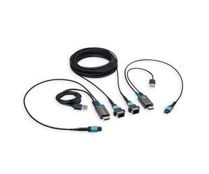 FeinTech ProFibre HDMI Pure Fibre Cable Armoured MPO 48Gbps 30 m | supports 8K 60Hz / 4K 120Hz, eARC, CEC, detachable plugs