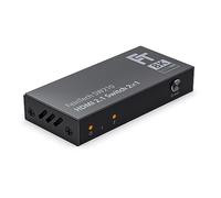 FeinTech SW210 HDMI Switch 2.1 Switch 4k 120Hz 2 in 1 Out or 1 in 2 Out | Switchable Input/Output 8K, 48Gbps, Splitter Distributor, Supports HDR, VRR, ALLM and Dolby Vision, HDCP 2.2 & 2.3