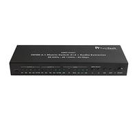 FeinTech VMS14201 HDMI 2.1 Matrix Switch 4x2 Switch 4K 120Hz 8K Ultra HD 4 in 2 Out Audio Extractror ARC Toslink SPDIF Downscaler for Xbox PS5 TV Monitor HDR VRR 40Gbps