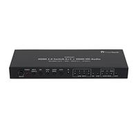 FeinTech VSW04202 HDMI 2.0 Switch 4x1 HD Audio Extractor 7.1 Dolby Atmos 4K 60Hz HDR CEC