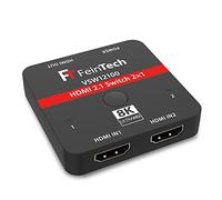 FeinTech VSW12100 HDMI 2.1 Switch 2 in 1 Out 4K 120Hz 8K 60Hz 48Gbps for Xbox PS5