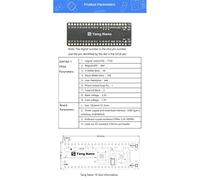 Feiouna 1Pcs Tang Nano Minimalist FPGA Development Board Straight Insert Breadboard 1K
