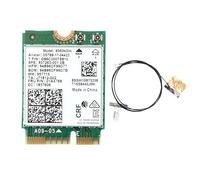 Feiouna 9560NGW WiFi Card+Antenna 1730Mbps Wireless AC 9560 Dual Band 2.4G+5G BT 5.0 802.11Ac M.2 CNVI Adapter