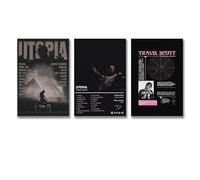 Feioust 3-Piece Travis Poster Set - Scott Utopia Album Cover Art Canvas Posters - Aesthetic Decor - 08x12inch (20x30cm) - 3pcs Style