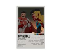 Feioust Invincible Poster Comic Tv Series Music Posters for Room Aesthetic Canvas Wall Art Bedroom Decor12x18inch(30x45cm)